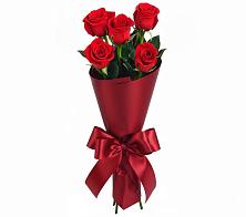 Букет 5 Красных роз Эдлесс Лав в Глинищево