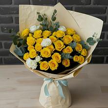 Букет цветов из:  Розы в Глинищево