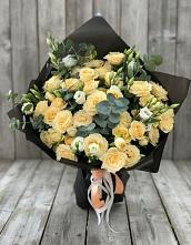 Букет цветов из:  Розы и Лизиантусы в Глинищево
