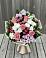 Букет цветов из: Альстромерии, Гвоздики, Розы и Хризантемы в Глинищево