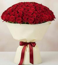 Букет 101 Красная роза Милано в Глинищево