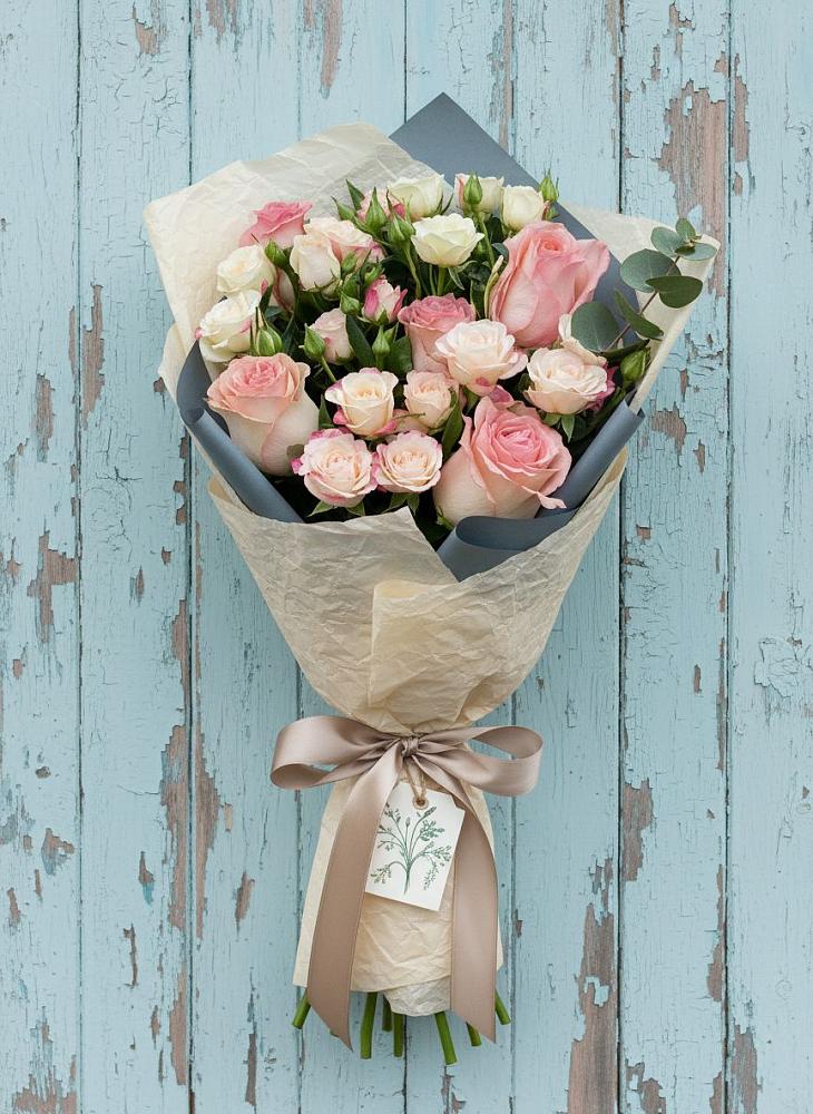 Букет цветов из: Розы в Глинищево