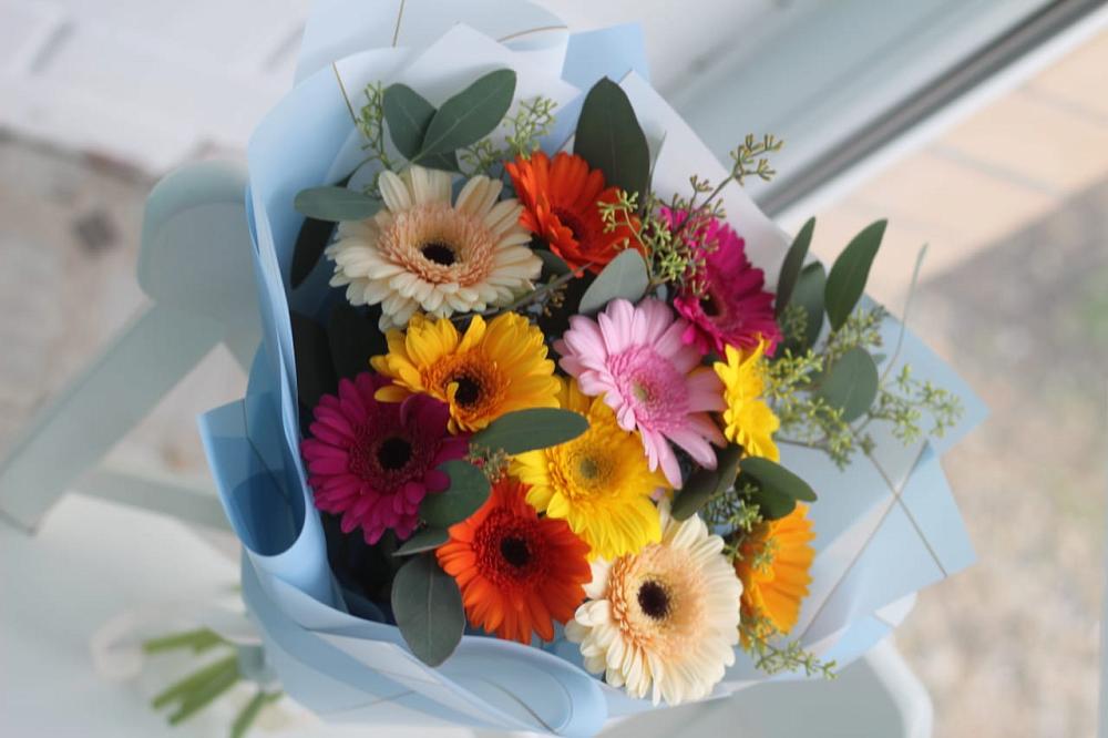 Букет цветов из: Герберы в Глинищево