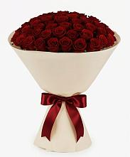 Букет 101 Бордовая роза Блэк Бакарра в Глинищево