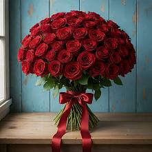 Букет Красные розы Блэк Меджик в Глинищево