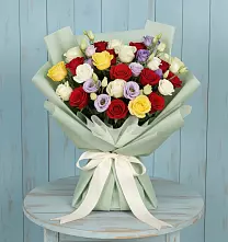 Букет цветов из:  Розы в Глинищево