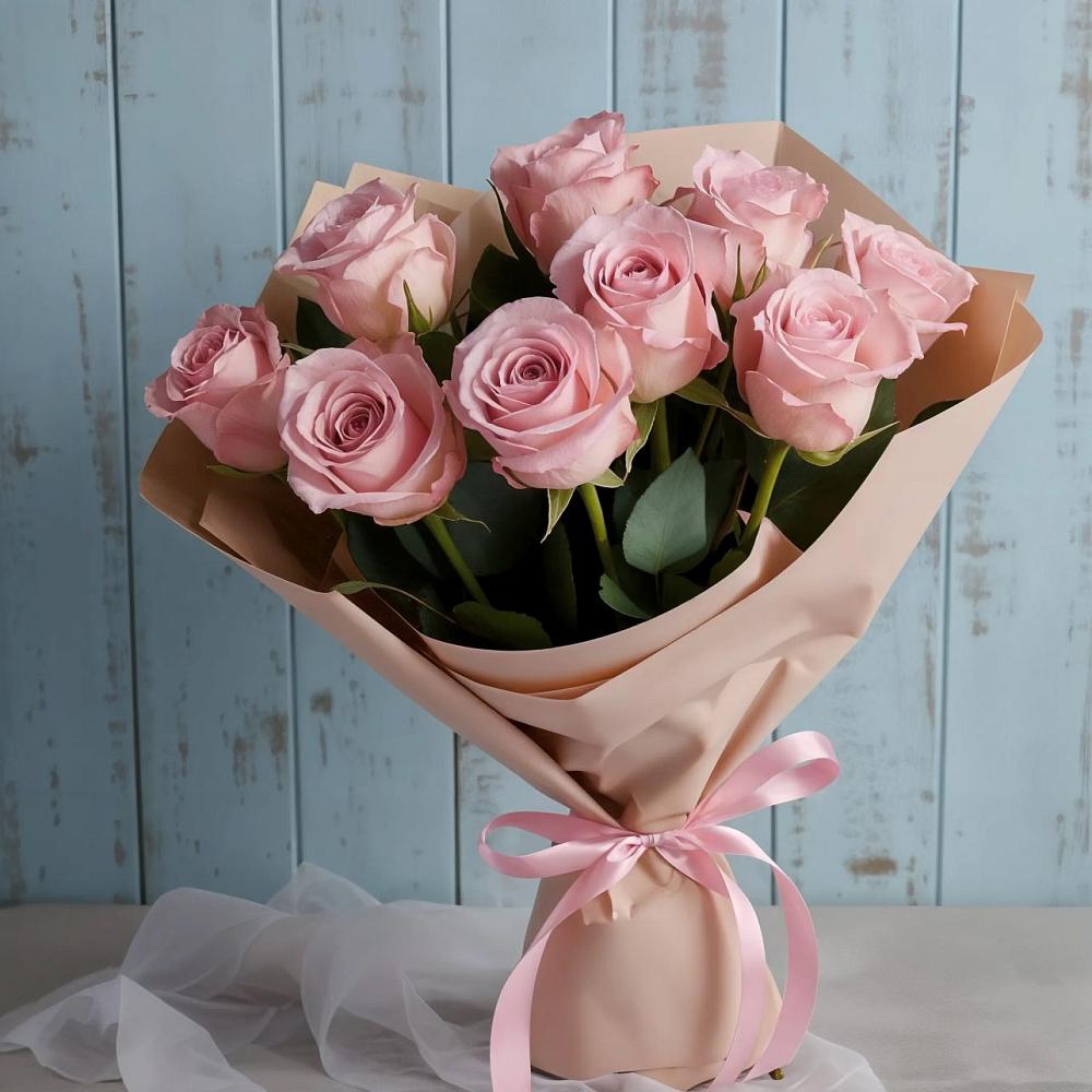 Букет цветов из: Розы в Глинищево