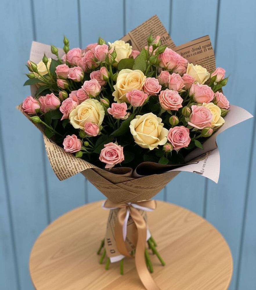 Букет цветов из: Розы в Глинищево