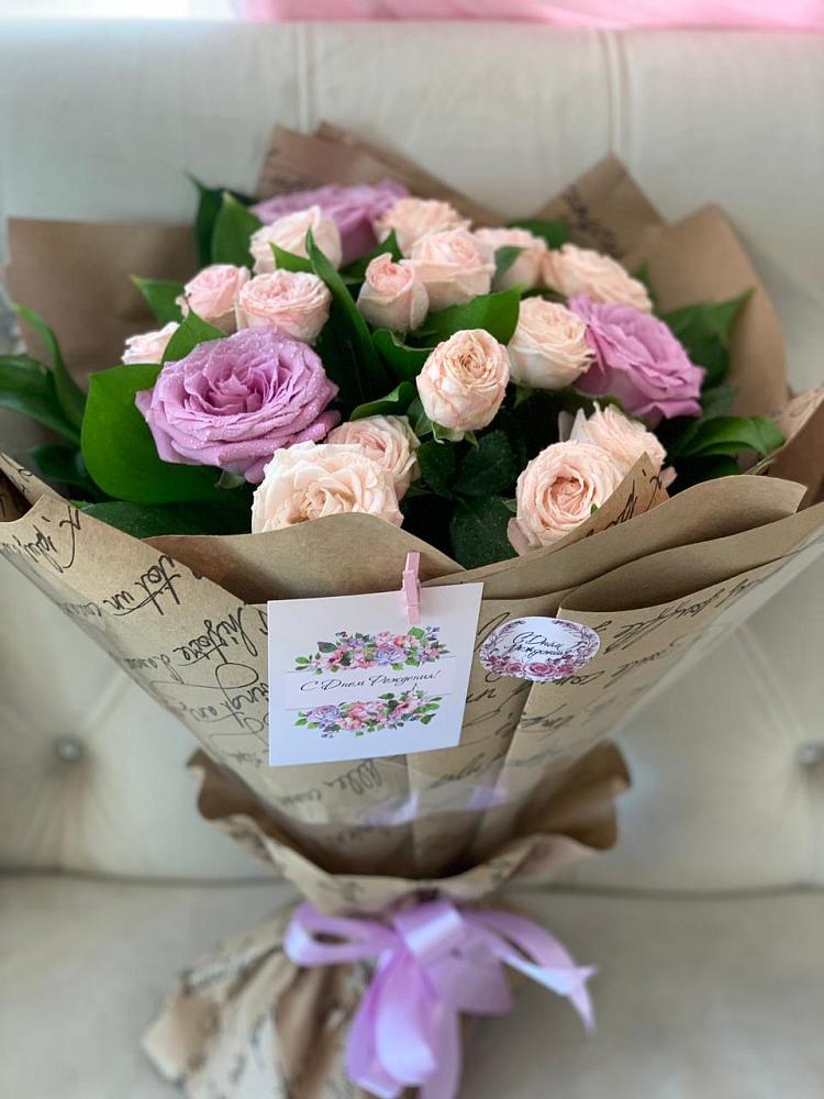 Букет цветов из: Розы в Глинищево