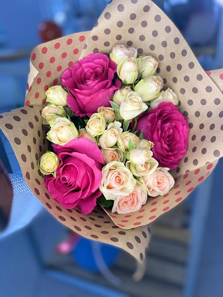 Букет цветов из: Розы в Глинищево