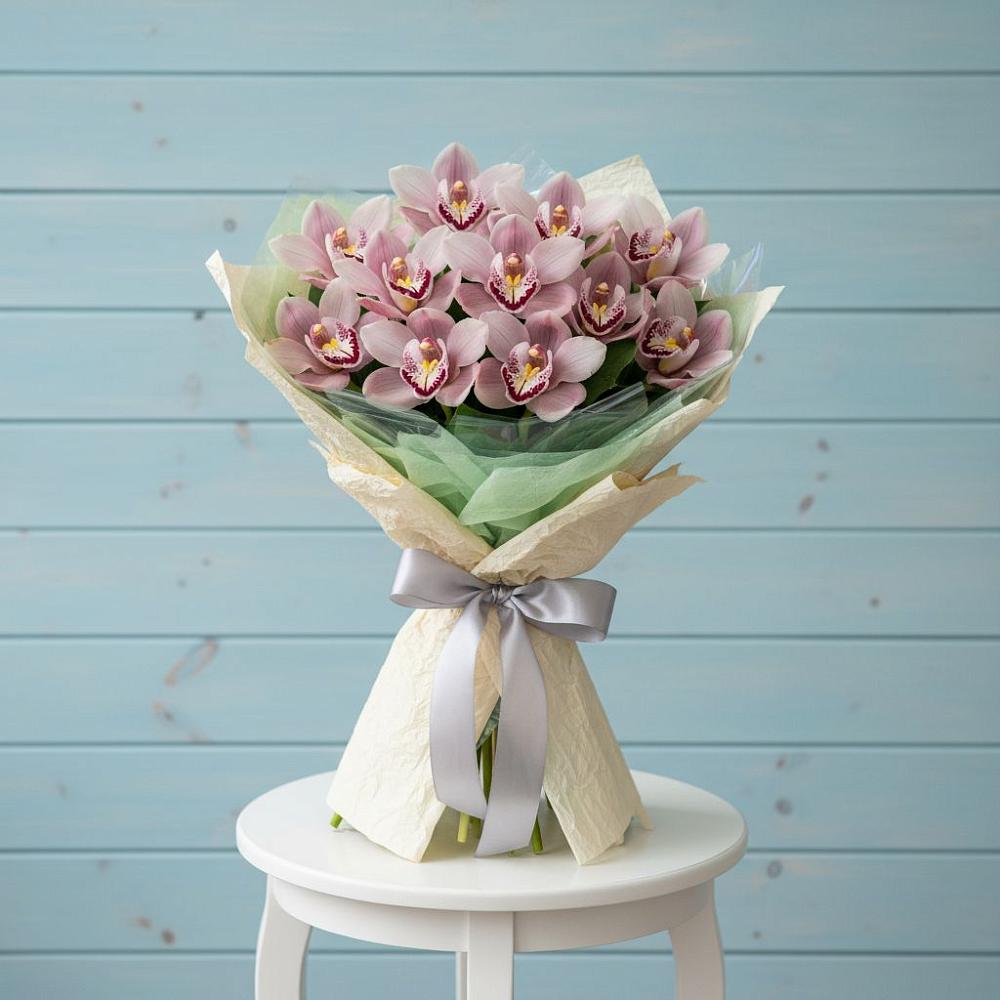 Букет цветов из: Орхидеи и Розы в Глинищево