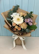 Букет цветов из:  Герберы и Хризантемы в Глинищево