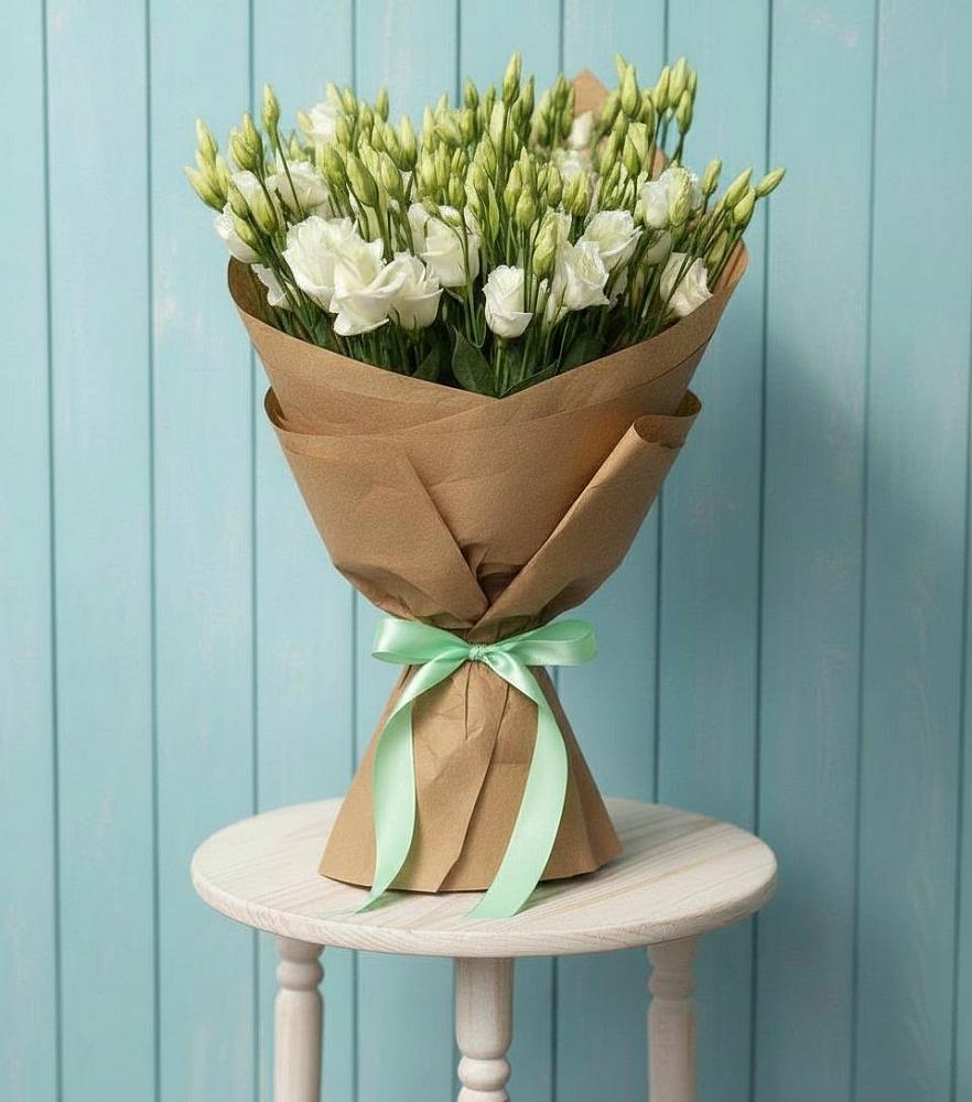 Букет цветов из: Лизиантусы в Глинищево