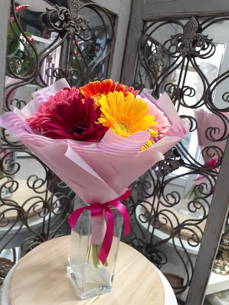 Букет цветов из: Герберы в Глинищево