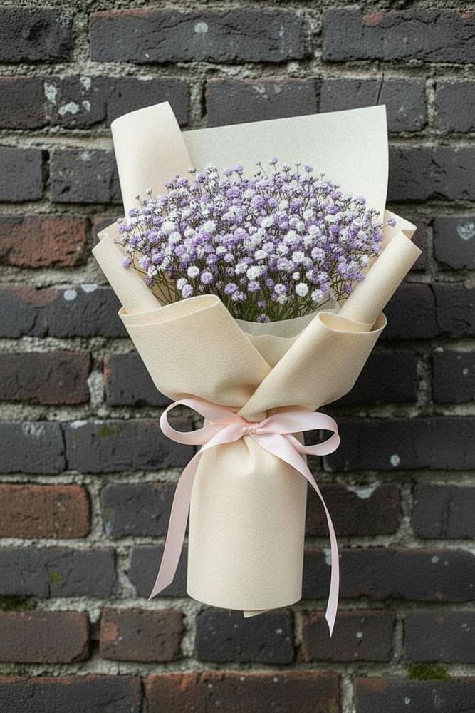 Букет цветов из: Гипсофила в Глинищево