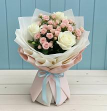 Букет цветов из:  Розы в Глинищево