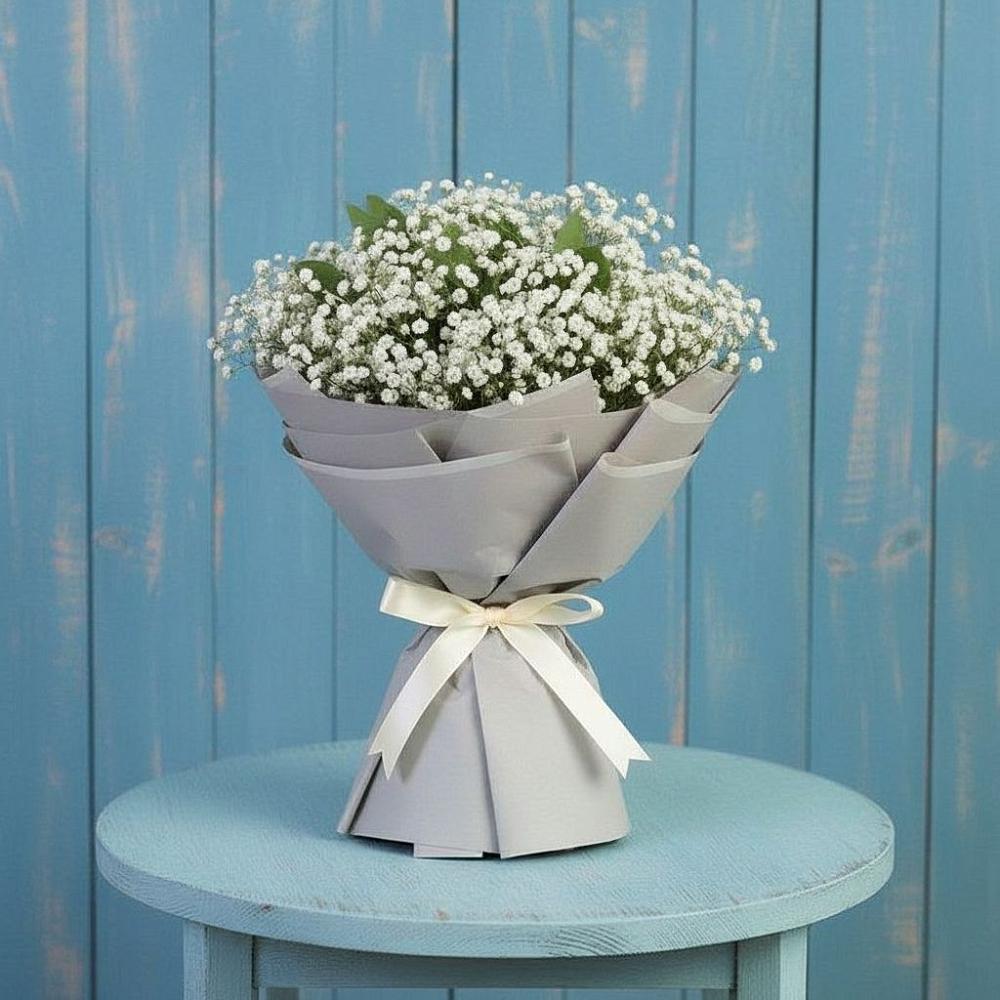 Букет цветов из: Гипсофила в Глинищево