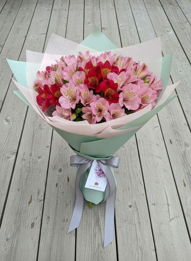 Букет цветов из: Альстромерии в Глинищево