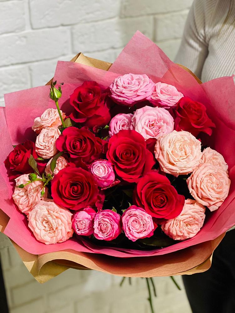 Букет цветов из: Розы в Глинищево