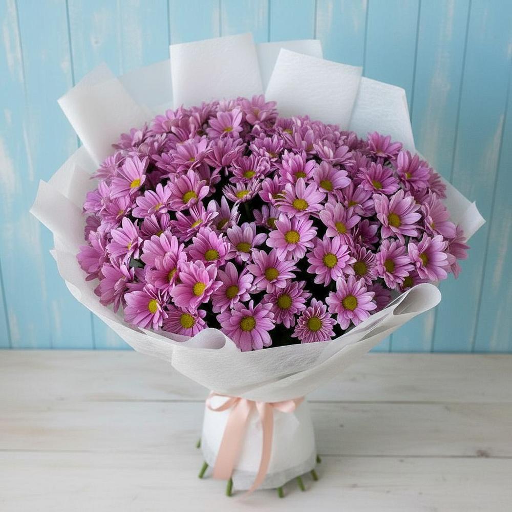 Букет цветов из: Хризантемы в Глинищево