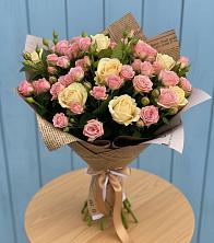 Букет цветов из:  Розы в Глинищево