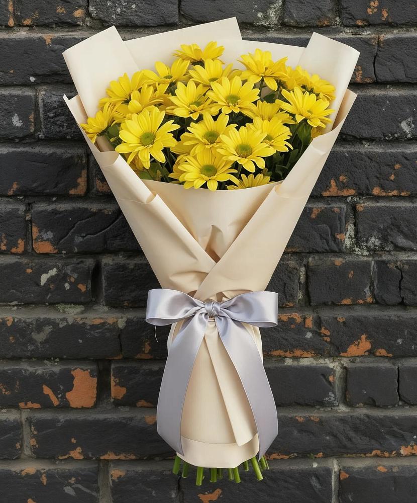 Букет цветов из: Хризантемы в Глинищево