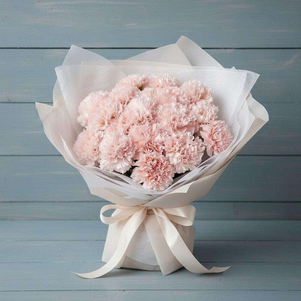 Букет цветов из: Гвоздики в Глинищево