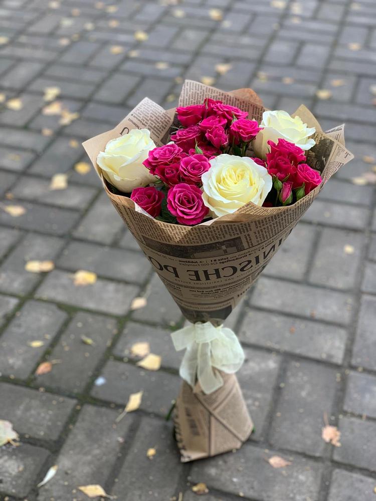 Букет цветов из: Розы в Глинищево