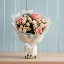 Букет цветов из:  Розы в Глинищево
