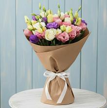 Букет цветов из:  Лизиантусы в Глинищево