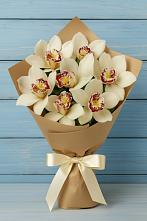 Букет цветов из:  Орхидеи и Розы в Глинищево